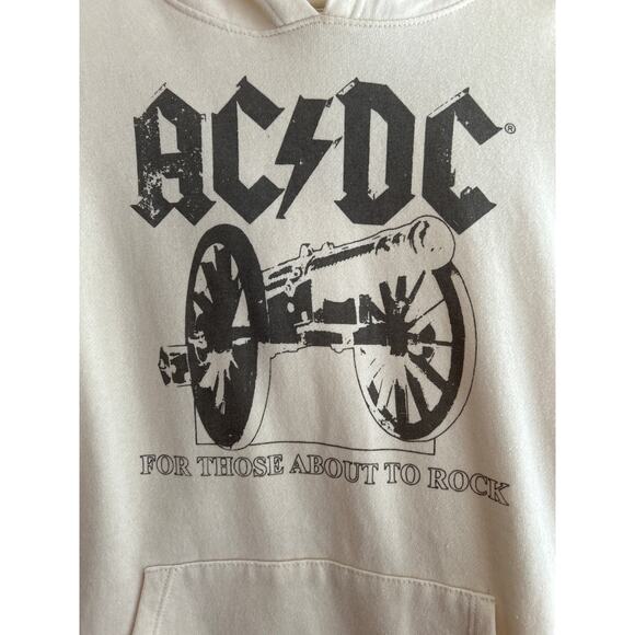 AC/DC For Those About To Rock Hoodie Women's Small GUC - Picture 3 of 6